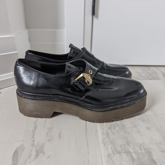 Zara black chunky loafers - Picture 2 of 5